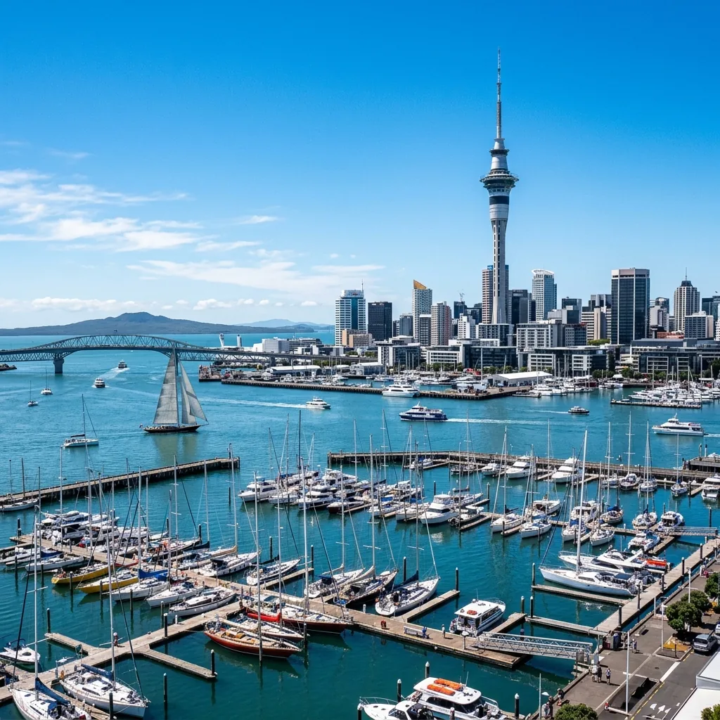 New Zealand Auckland Sky Tower